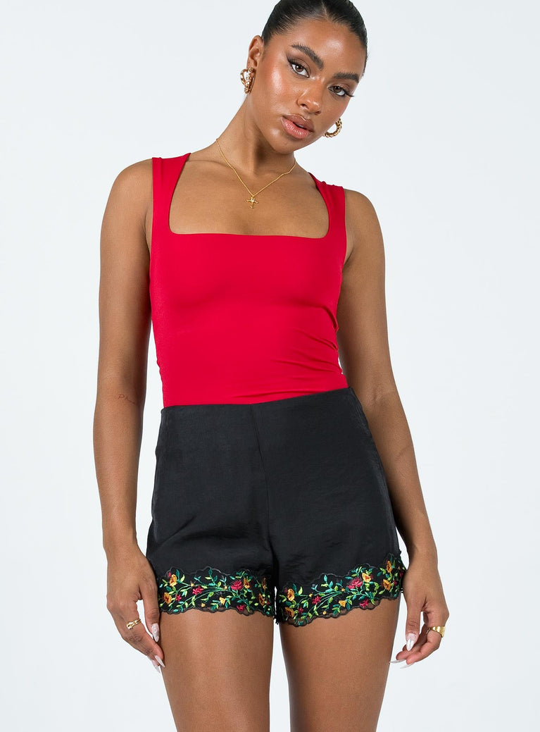 Floreto Bloomer Shorts Black