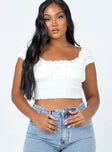 Love Galore Top White