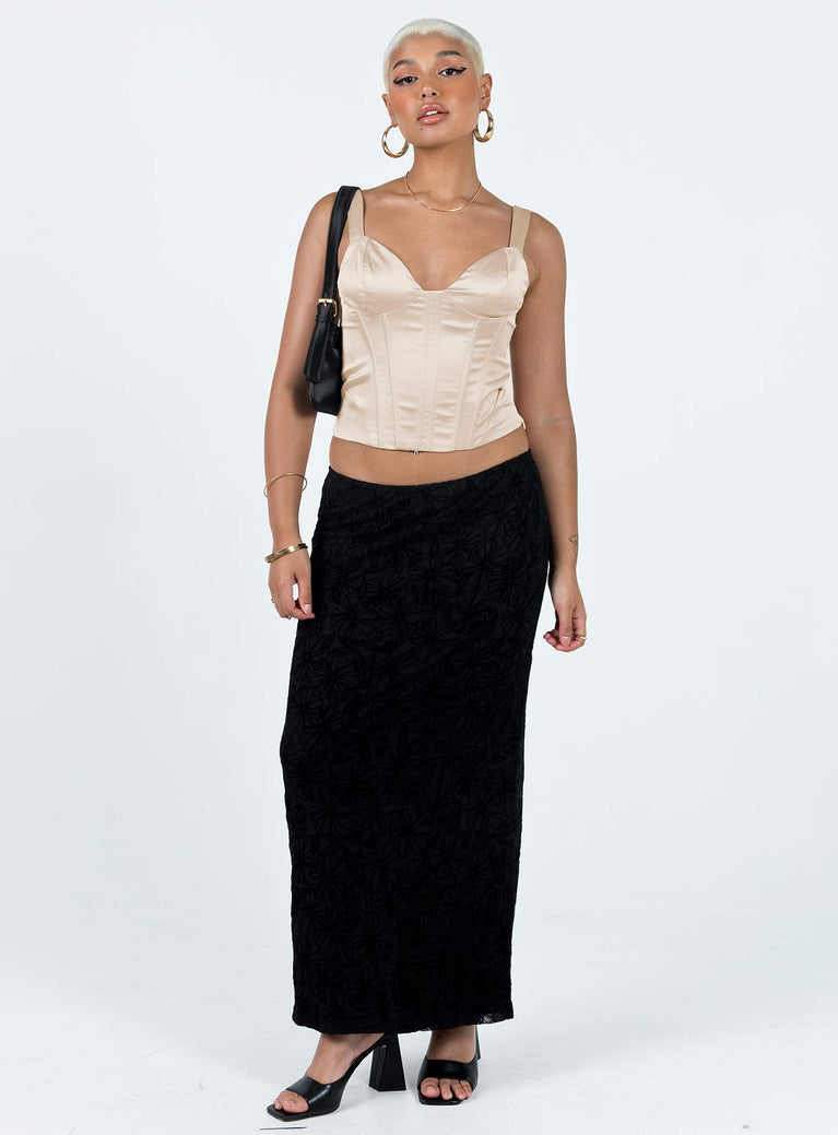 Eurodium Maxi Skirt Black