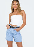 The Swalla Shorts Eco Light Blue Denim