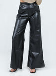 Angelica Pu Wide Leg Pants Black