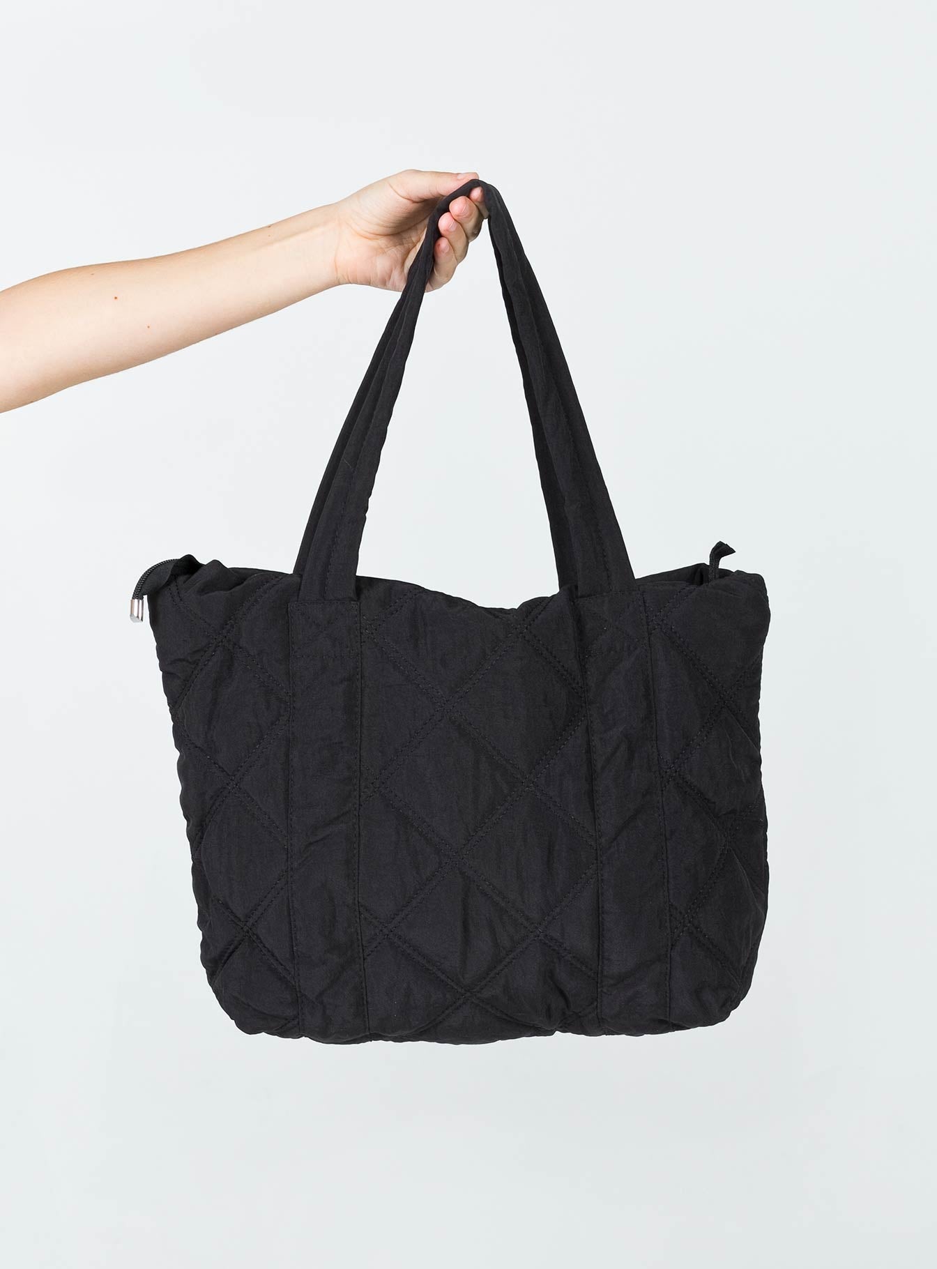 Nylon discount quilted tote