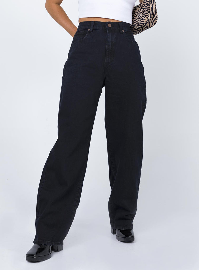 Abrand Slouch Jean Black