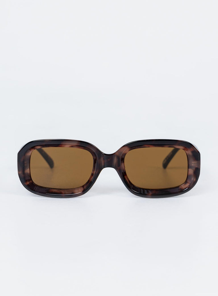 Sunglasses UV 400 Rectangle shape  Tort frame 