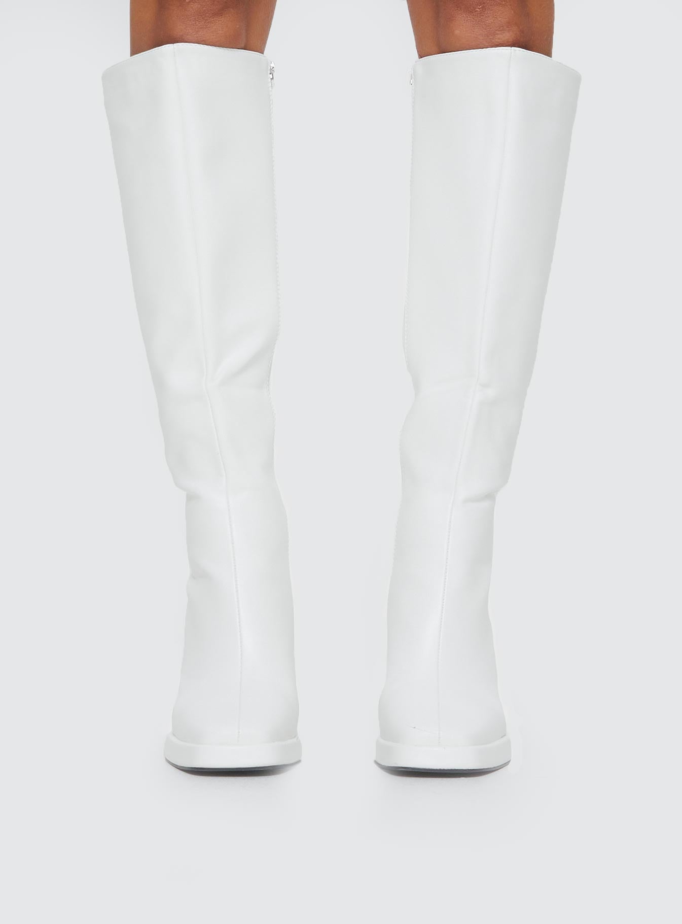 White knee high store boots australia