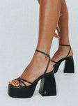 Windsor Smith Heaven Platform Heel Black