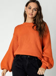 Harmony Knit Jumper Orange