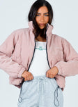 Polly Puffer Jacket Dusty Pink