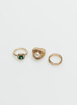 Harben Ring Pack Gold