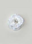 Hair scrunchie, elasticated band, oversized design