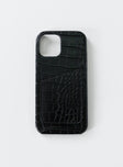 Emilio iPhone Case Black