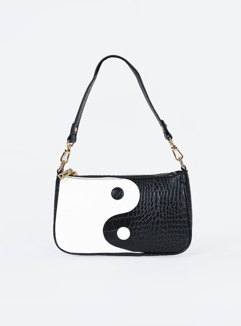 Findlay Bag Black / White Croc