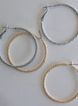 Fischer Hoop Earring Pack Gold / Silver