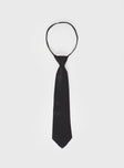 Eerie Neck Tie Black