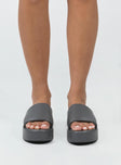 Satya Platform Sandals Slate