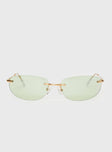 Quirk Sunglasses Clear/Green