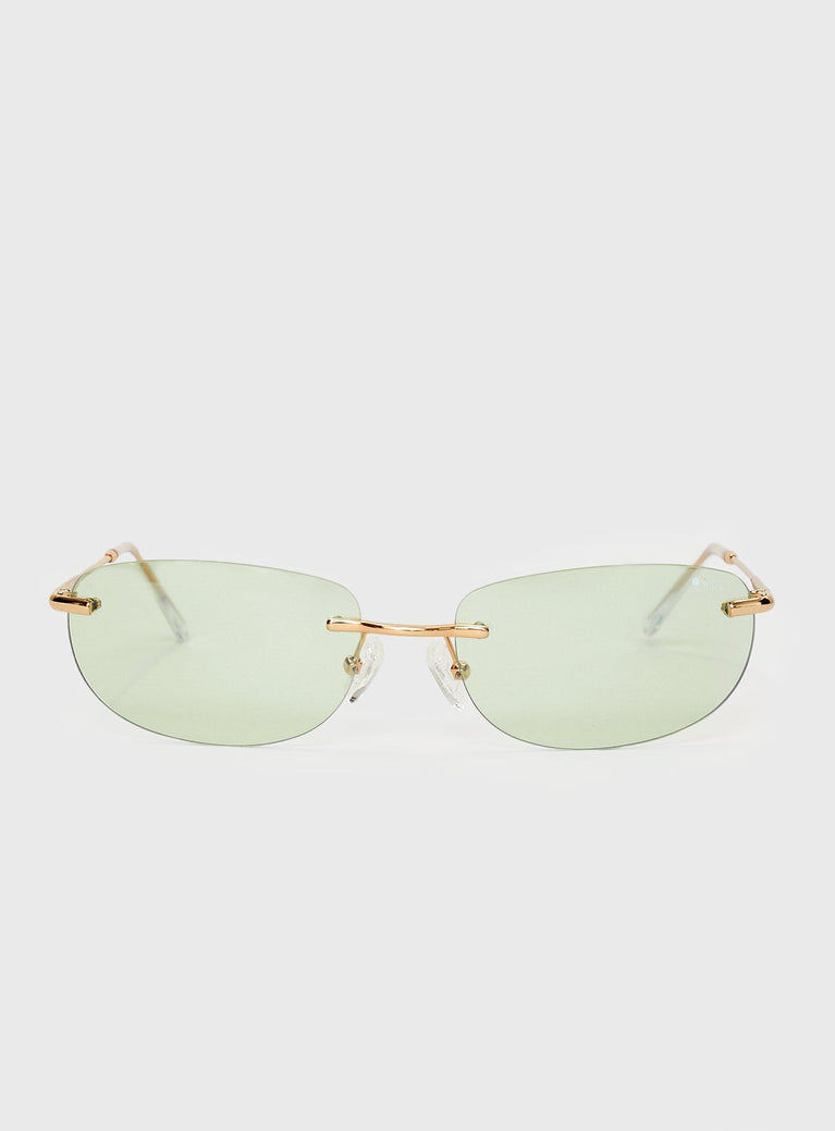 Quirk Sunglasses Clear/Green