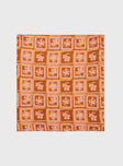 Vittorio Head Scarf Rust / Pink