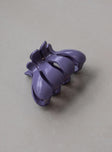 Peppercorn Hair Clip Purple