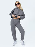 Track pants Elasticated waistband & cuffs Twin hip pockets  Soft lining 