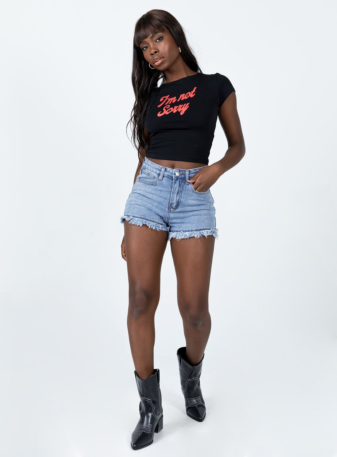 Princess polly denim shorts outlet