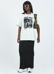 Tee Printed graphic Drop shoulder Good stretch