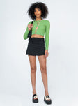 Cosmo Cardigan Green Princess Polly  Cropped 