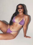 Purple Rain Bikini Bottoms Purple