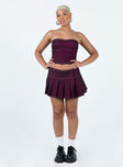 Motel Zabini Skirt Burgundy