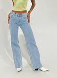 ABRAND 99 LOW & WIDE WALK AWAY JEANS DENIM