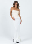 Esher Strapless Top Ivory