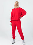 Sweater Oversized fit  50% polyester 50% cotton  Drop shoulder  Soft lining