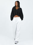 Quinten Sweater Black Princess Polly  Cropped 