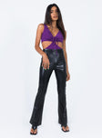 Corinna Bodysuit Purple