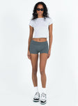 Flynn Shorts Slate Princess Polly mid-rise 