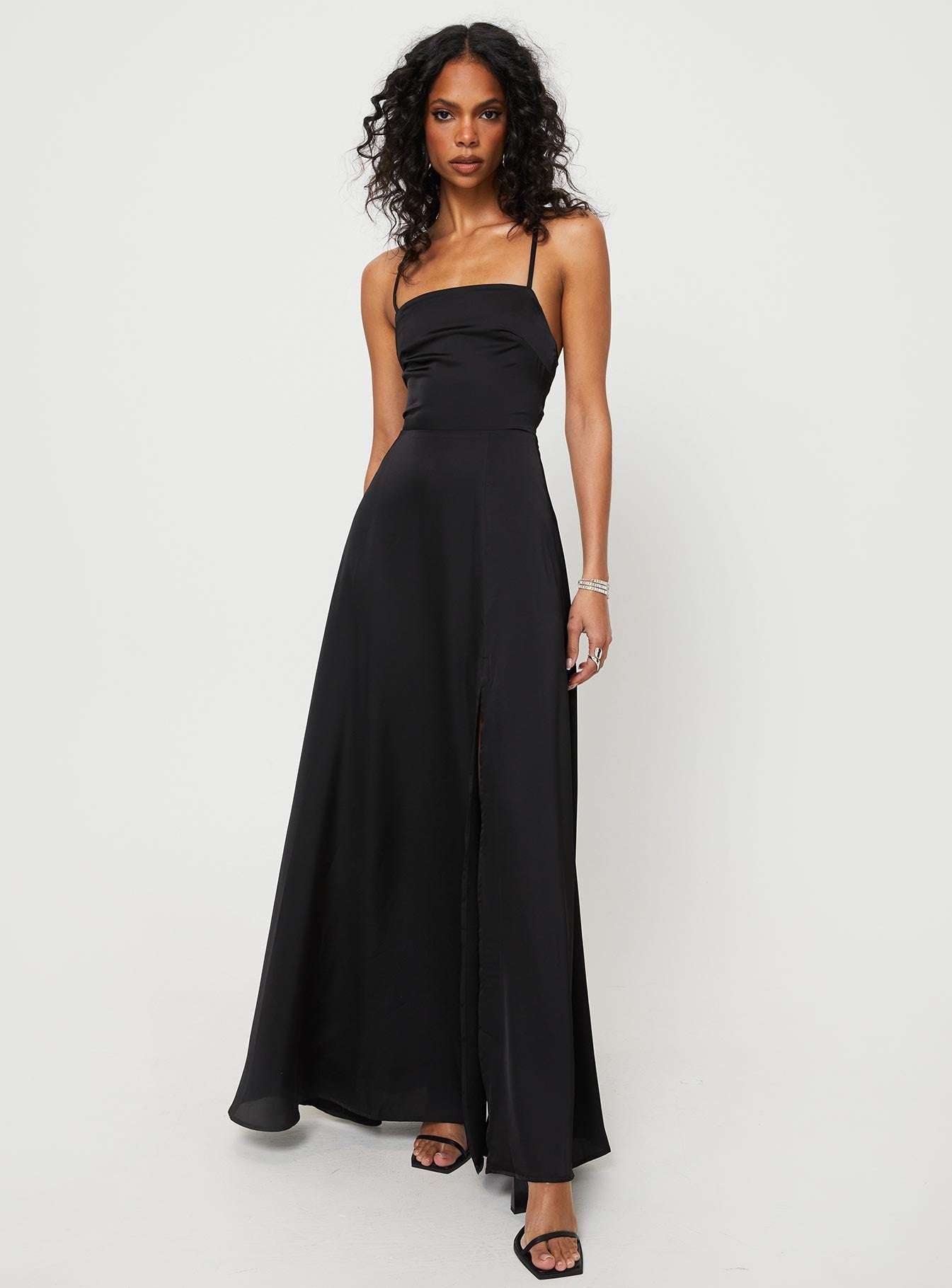 Shop Formal Dress - Kerwin Maxi Dress Black sixth image
