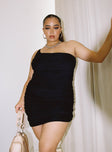 Jocasta Mini Dress Black Curve