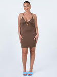 Judson Mini Dress Chocolate