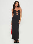 Lakser Strapless Maxi Dress Black