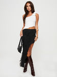 One shoulder top Lace material, rose details, ruched side, asymmetric hem Good stretch, fully lined 