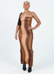 Luela Maxi Dress Brown