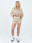 Willbar Knit Shorts White / Beige