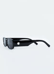 Black sunglasses Tinted lenses Moulded nose bridge 