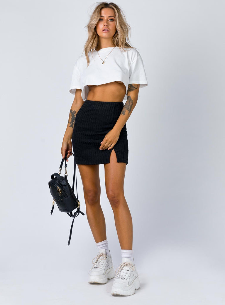 Human Movement Mini Skirt Black