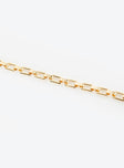 Gold-toned chain belt Lobster clasp fastening 