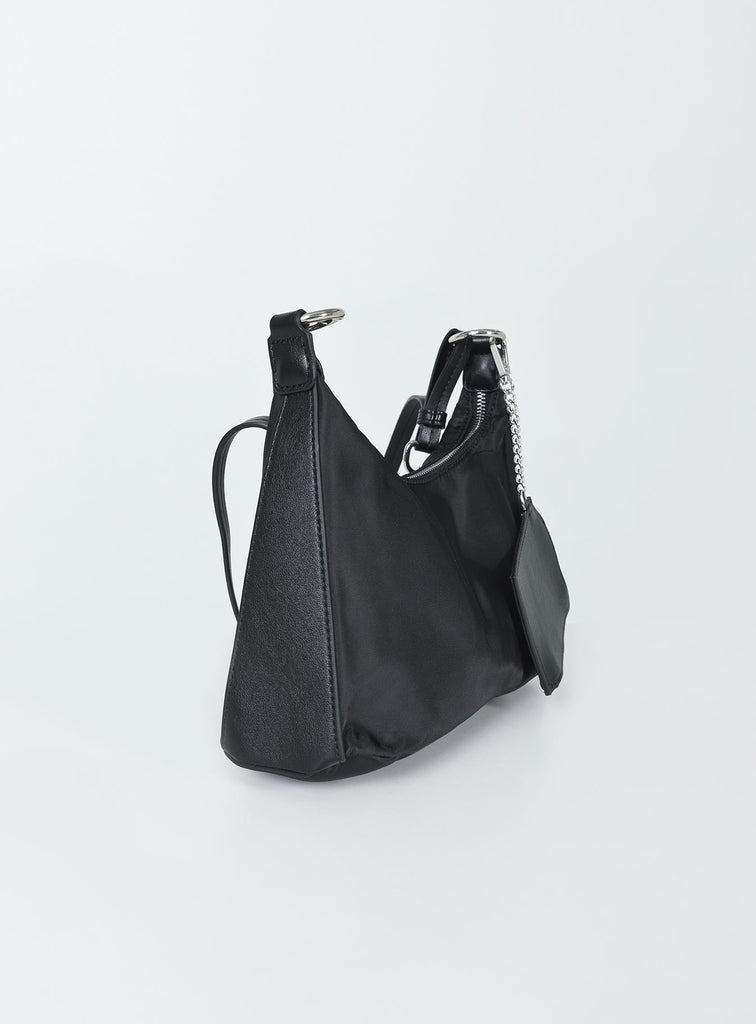 Pepa Nylon Crossbody Bag Black