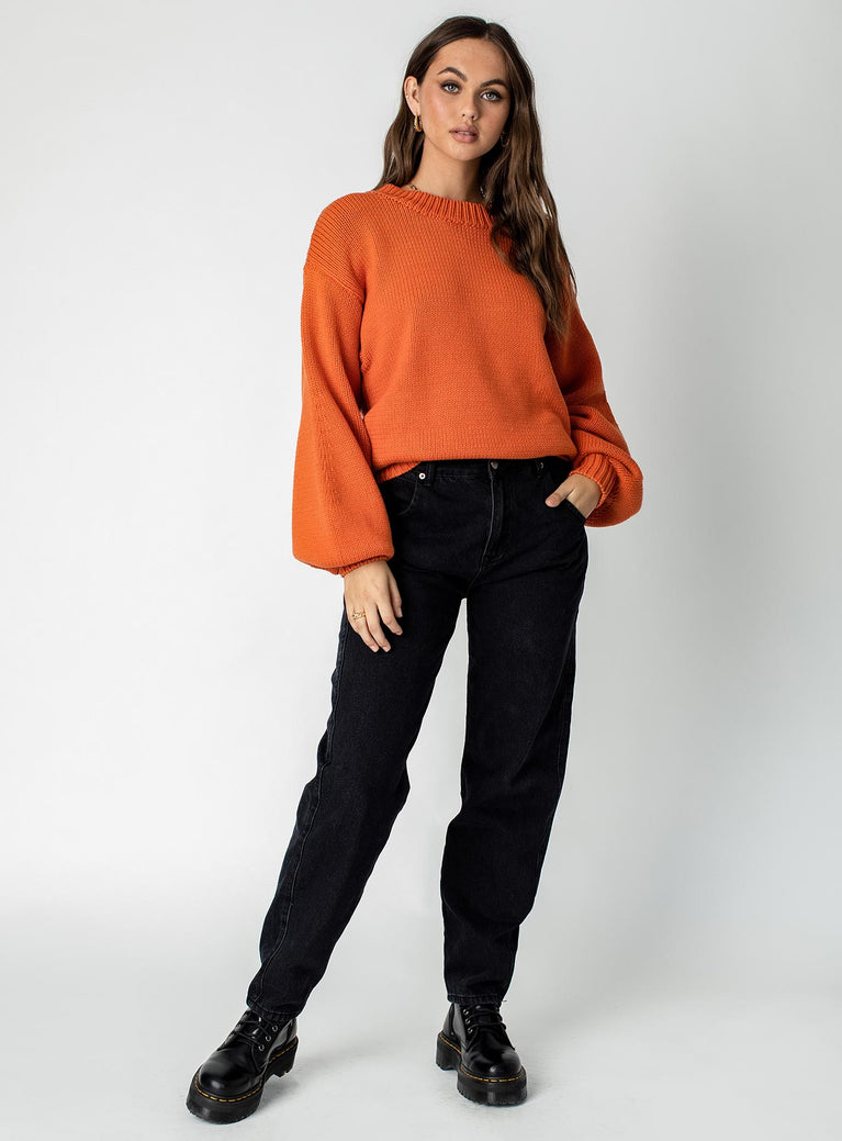 Harmony Knit Jumper Orange