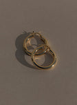 Livingston Gold Plated Hoop Earrings