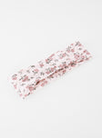 Juney Headband Multi Floral