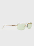 Quirk Sunglasses Clear/Green